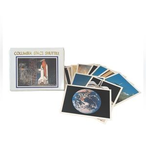 VINTAGE!!  NASA- IMPACT - COLUMBIA SPACE SHUTTLE- 12 MINI PHOTOS - SOUVENIR